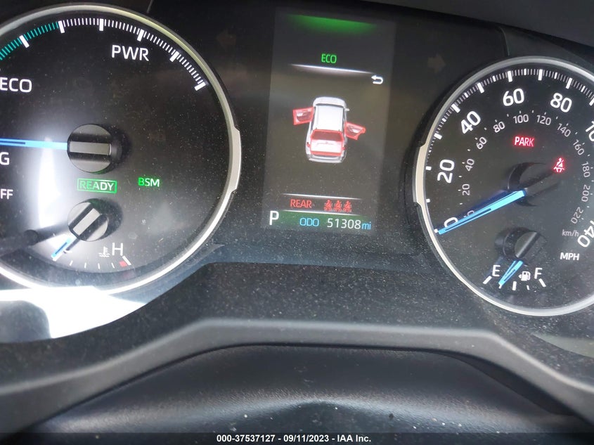 VIN 4T3R6RFV0LU001355 2020 TOYOTA RAV4 HYBRID XLE