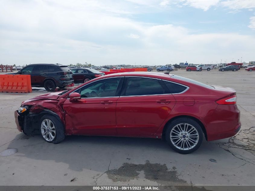 2016 FORD FUSION SE - 3FA6P0HD8GR267626