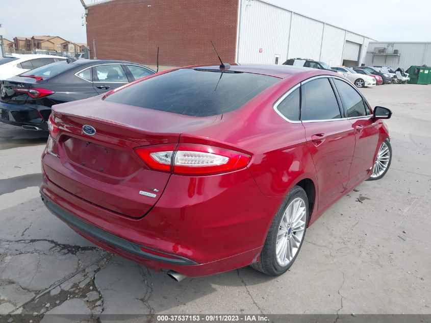 2016 FORD FUSION SE - 3FA6P0HD8GR267626