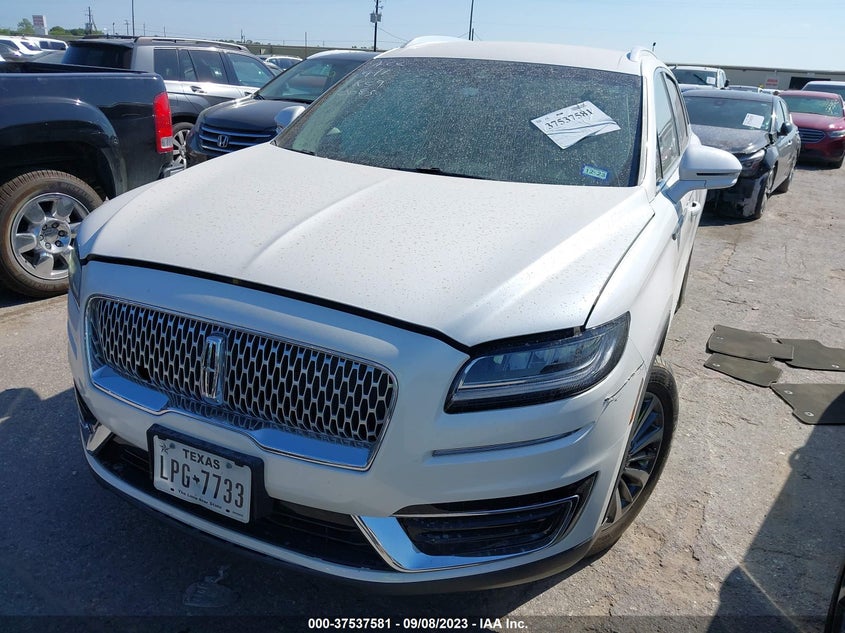 VIN 2LMPJ6K91KBL20083 2019 LINCOLN NAUTILUS SELECT