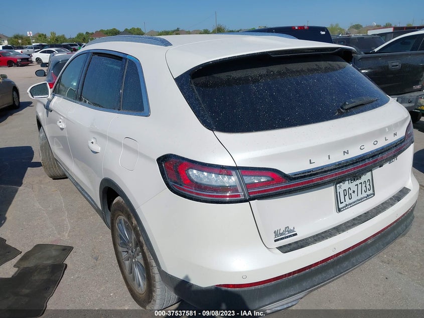 VIN 2LMPJ6K91KBL20083 2019 LINCOLN NAUTILUS SELECT