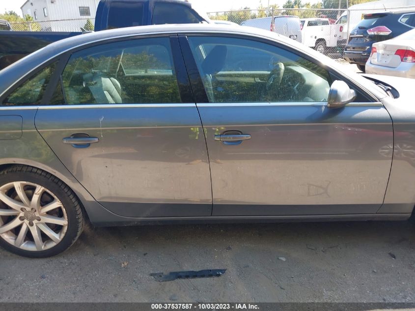 2013 AUDI A4 PREMIUM PLUS - WAUFFAFL2DN020787