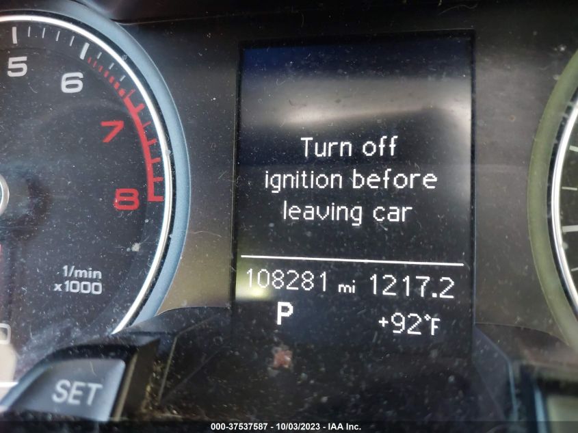 2013 AUDI A4 PREMIUM PLUS - WAUFFAFL2DN020787