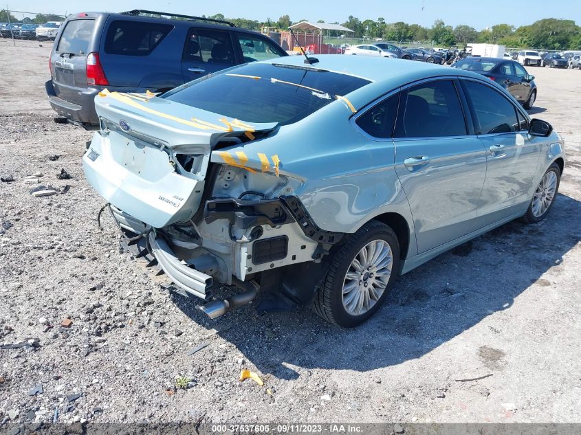 2014 FORD FUSION SE HYBRID - 3FA6P0LU3ER161797