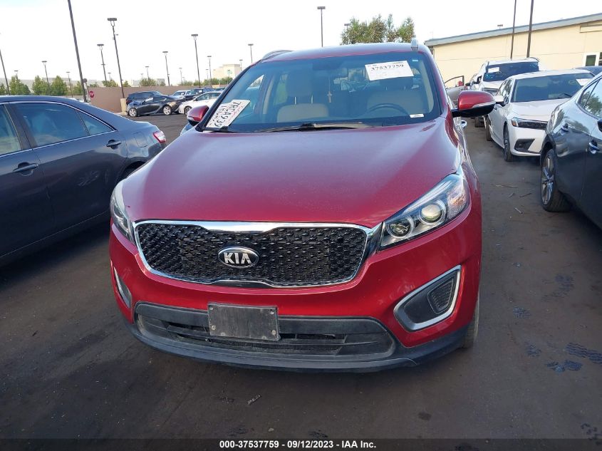 2016 KIA SORENTO LX - 5XYPG4A50GG126312