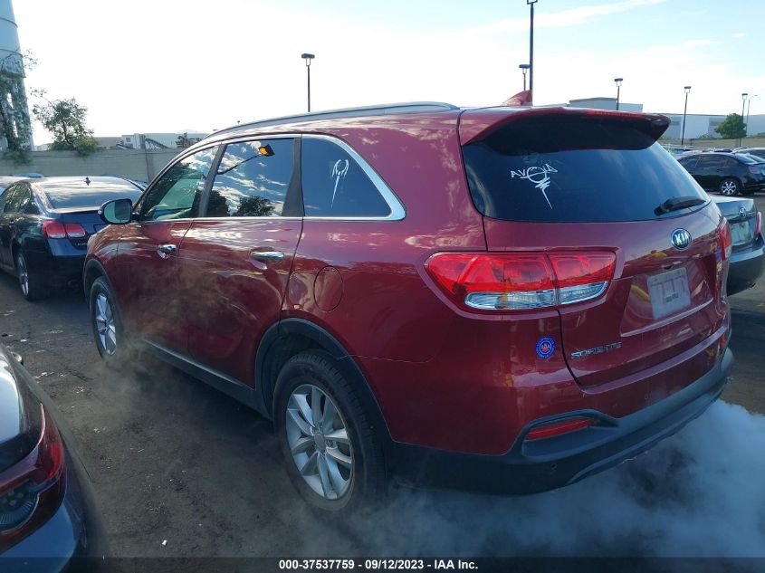 2016 KIA SORENTO LX - 5XYPG4A50GG126312