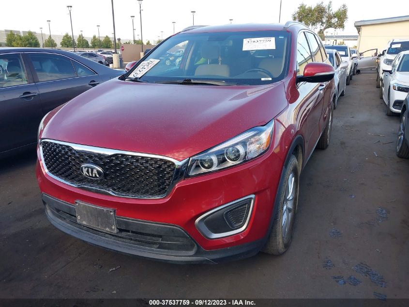 2016 KIA SORENTO LX - 5XYPG4A50GG126312