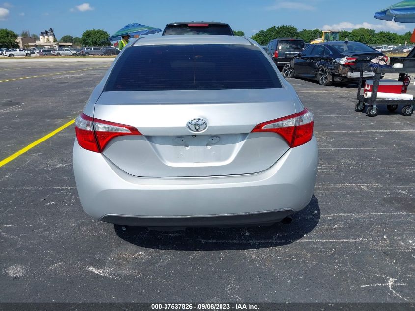 2015 TOYOTA COROLLA L/LE/LE PLS/PRM/S/S PLS - 2T1BURHE2FC260609