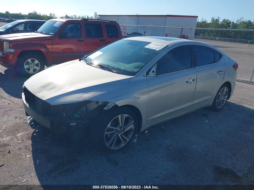 VIN 5NPD84LF3HH017701 2017 HYUNDAI ELANTRA LIMITED