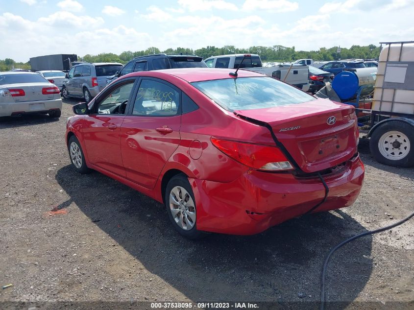 2016 HYUNDAI ACCENT SE - KMHCT4AE7GU014921