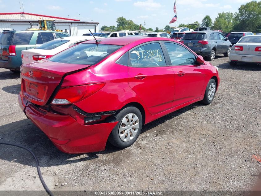 2016 HYUNDAI ACCENT SE - KMHCT4AE7GU014921