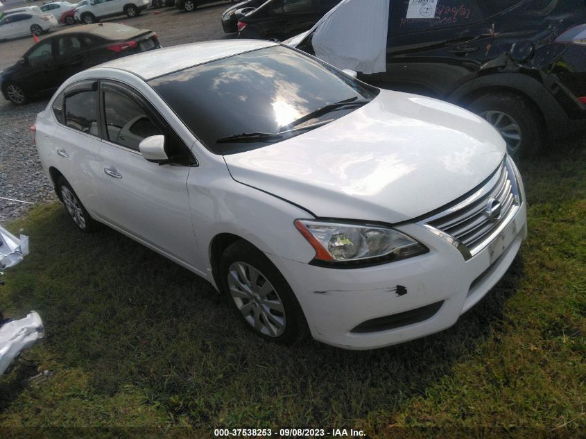 2015 NISSAN SENTRA S - 3N1AB7APXFY328742