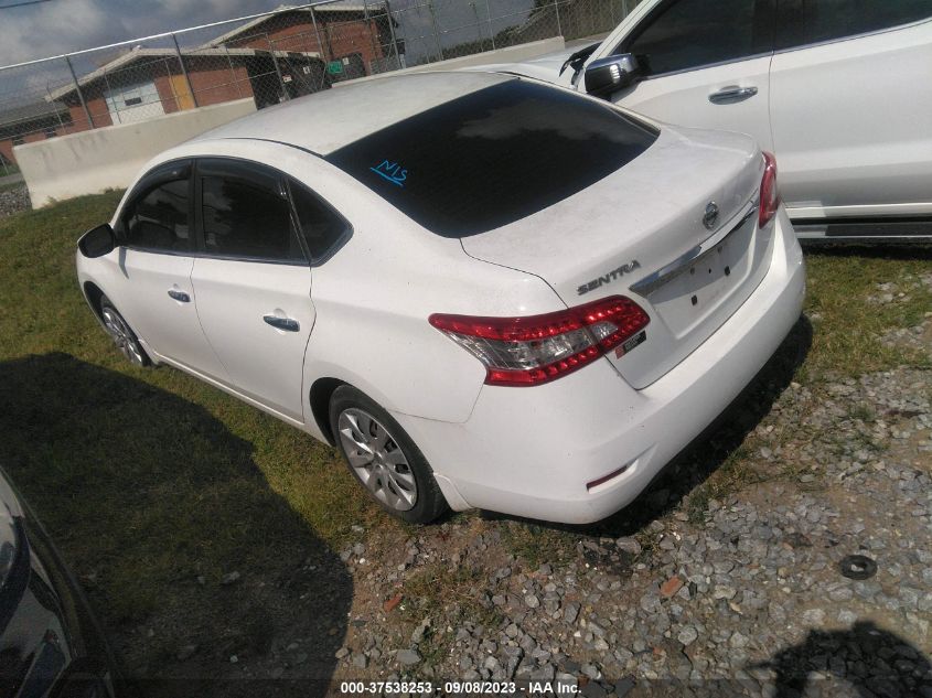 2015 NISSAN SENTRA S - 3N1AB7APXFY328742