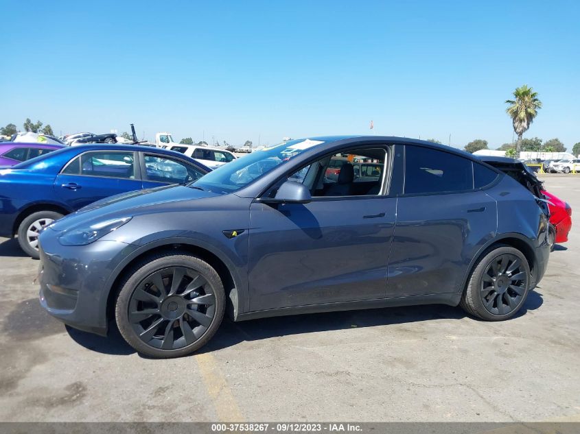 2022 TESLA MODEL Y LONG RANGE - 7SAYGAEEXNF560001