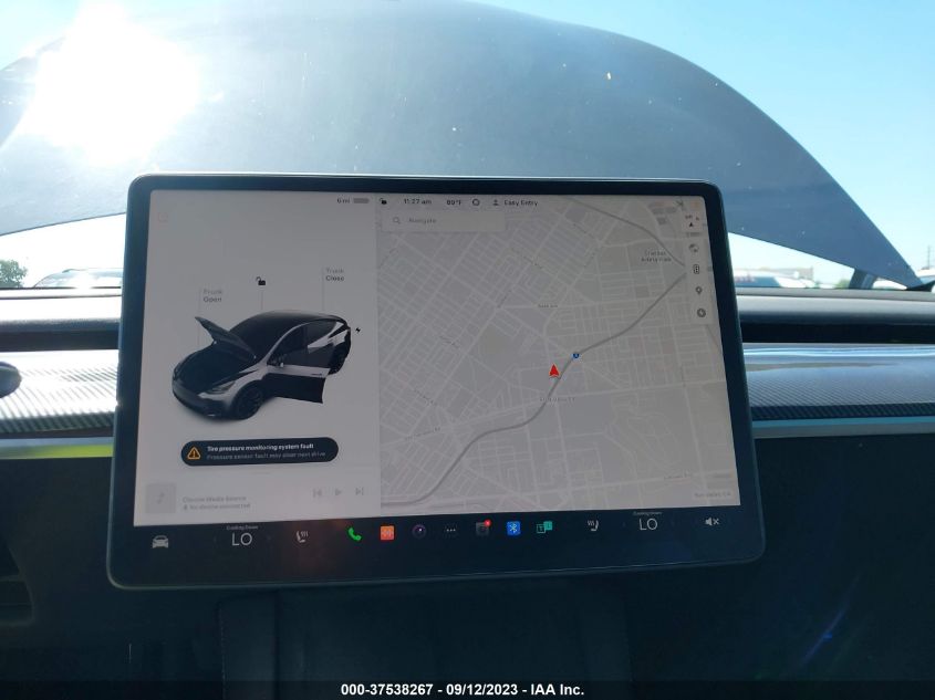 2022 TESLA MODEL Y LONG RANGE - 7SAYGAEEXNF560001