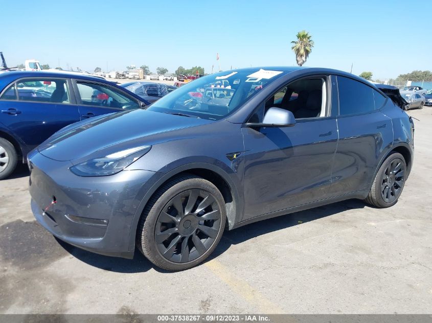 2022 TESLA MODEL Y LONG RANGE - 7SAYGAEEXNF560001