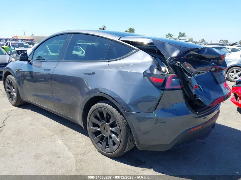 2022 TESLA MODEL Y LONG RANGE - 7SAYGAEEXNF560001