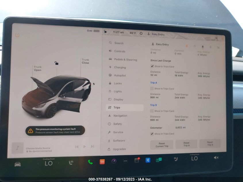 2022 TESLA MODEL Y LONG RANGE - 7SAYGAEEXNF560001