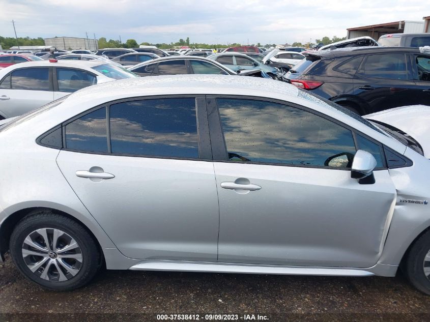 2021 TOYOTA COROLLA HYBRID LE JTDEAMDE0MJ033208