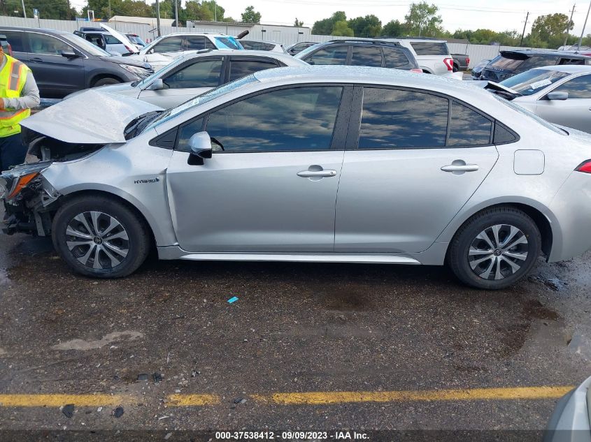 2021 TOYOTA COROLLA HYBRID LE JTDEAMDE0MJ033208