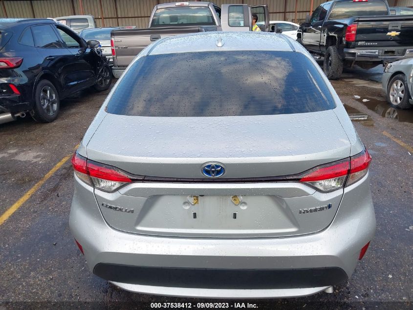 2021 TOYOTA COROLLA HYBRID LE JTDEAMDE0MJ033208