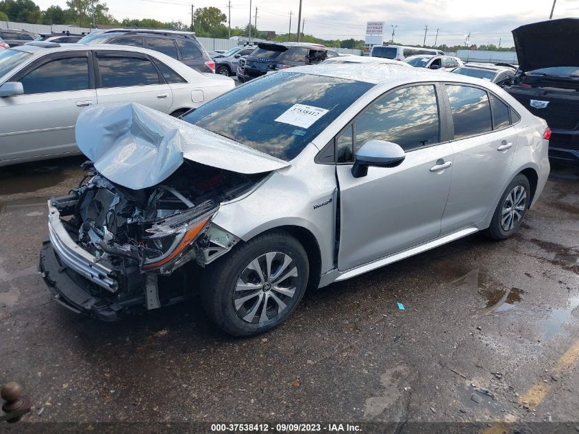 2021 TOYOTA COROLLA HYBRID LE JTDEAMDE0MJ033208