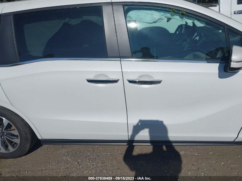 2021 HONDA ODYSSEY EX-L - 5FNRL6H78MB010074