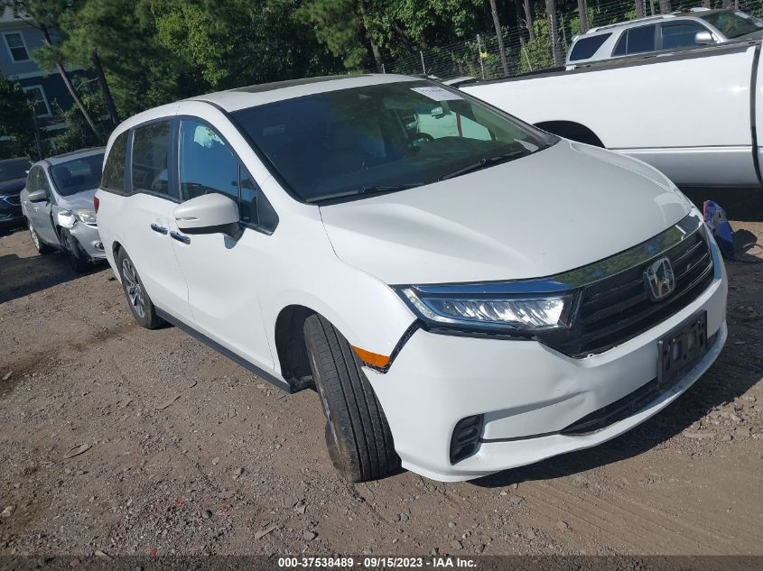2021 HONDA ODYSSEY EX-L - 5FNRL6H78MB010074