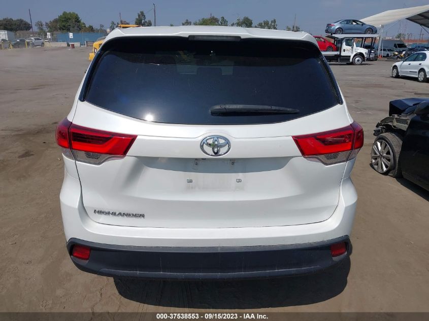 2019 TOYOTA HIGHLANDER LE - 5TDZARFH0KS051794