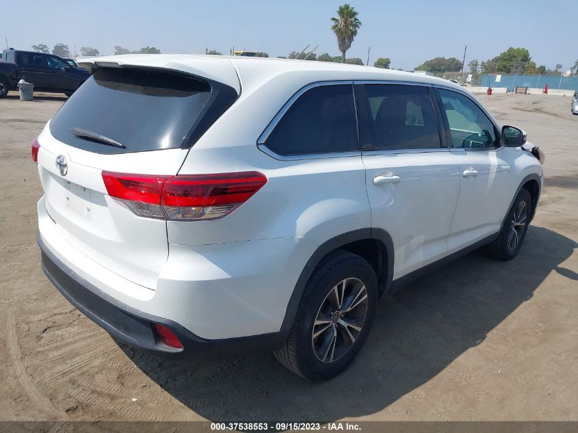 2019 TOYOTA HIGHLANDER LE - 5TDZARFH0KS051794