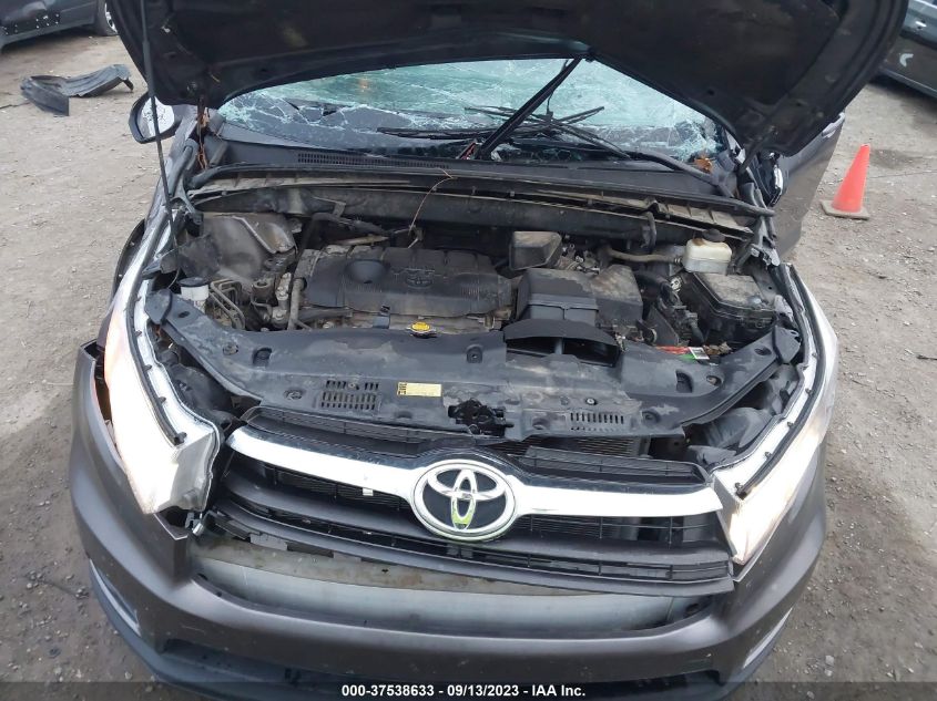 2015 TOYOTA HIGHLANDER LE - 5TDZARFH9FS011218