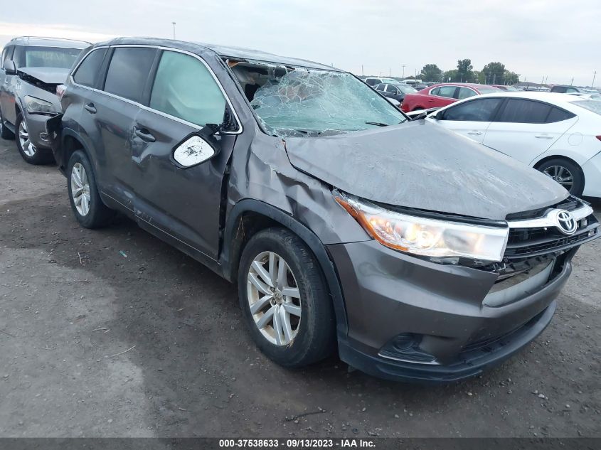 2015 TOYOTA HIGHLANDER LE - 5TDZARFH9FS011218