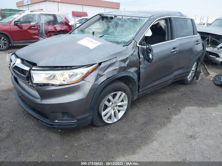 2015 TOYOTA HIGHLANDER LE - 5TDZARFH9FS011218