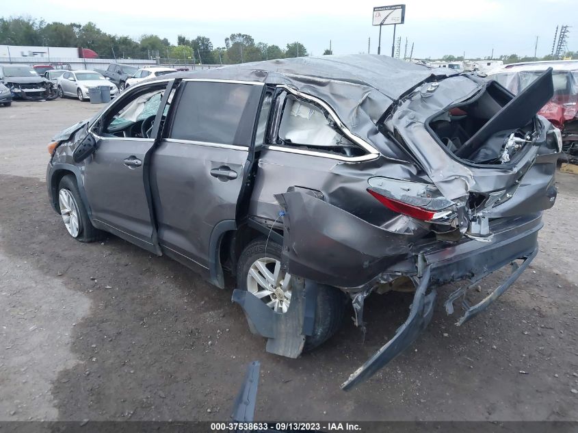 2015 TOYOTA HIGHLANDER LE - 5TDZARFH9FS011218