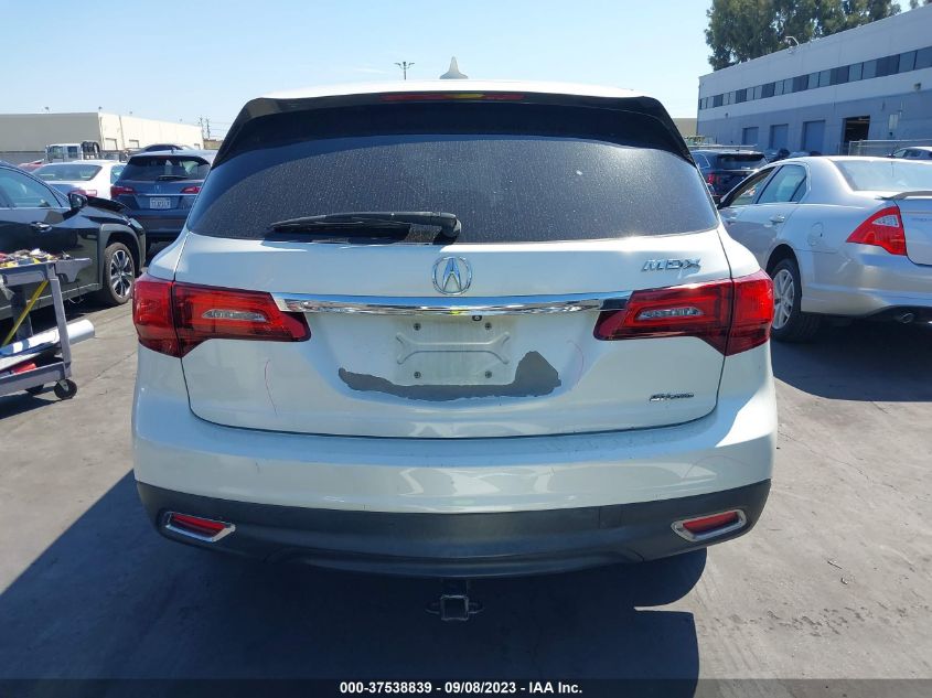 2014 ACURA MDX TECH PKG - 5FRYD4H40EB035201