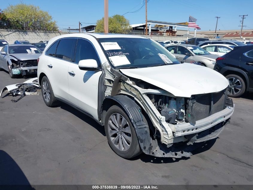 2014 ACURA MDX TECH PKG - 5FRYD4H40EB035201