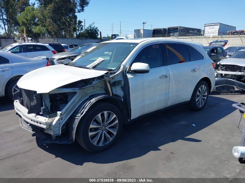 2014 ACURA MDX TECH PKG - 5FRYD4H40EB035201