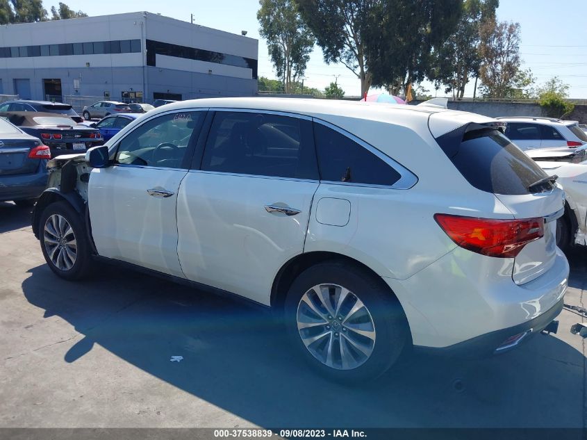 2014 ACURA MDX TECH PKG - 5FRYD4H40EB035201