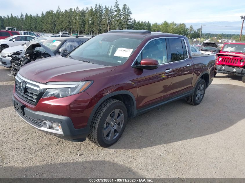 2020 HONDA RIDGELINE RTL-E - 5FPYK3F70LB014805