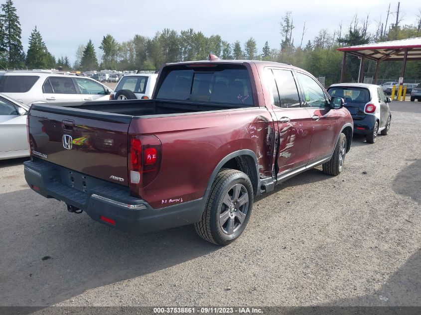 2020 HONDA RIDGELINE RTL-E - 5FPYK3F70LB014805