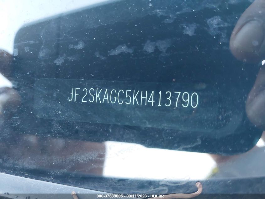 2019 SUBARU FORESTER PREMIUM - JF2SKAGC5KH413790