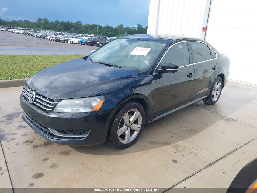 2013 VOLKSWAGEN PASSAT TDI SE W/SUNROOF - 1VWBN7A37DC002437
