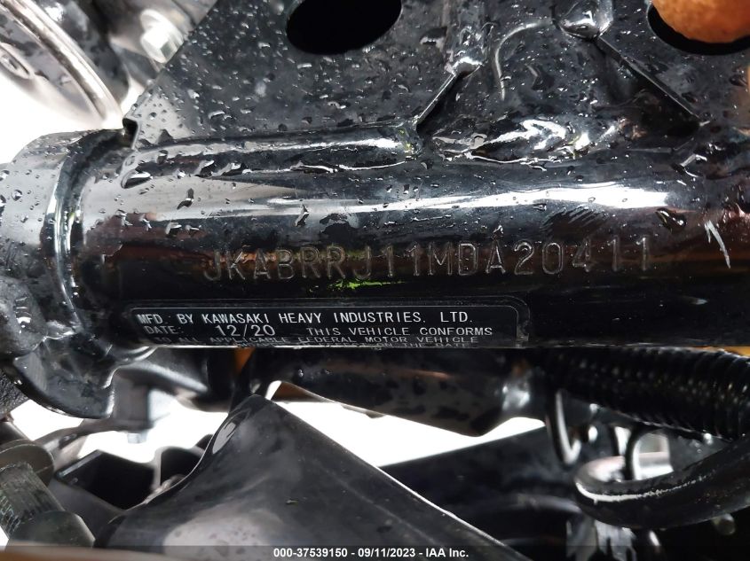 2021 KAWASAKI BR125 J - JKABRRJ11MDA20411