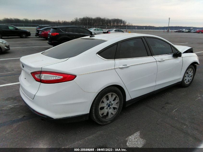 2013 FORD FUSION S - 3FA6P0G72DR173569