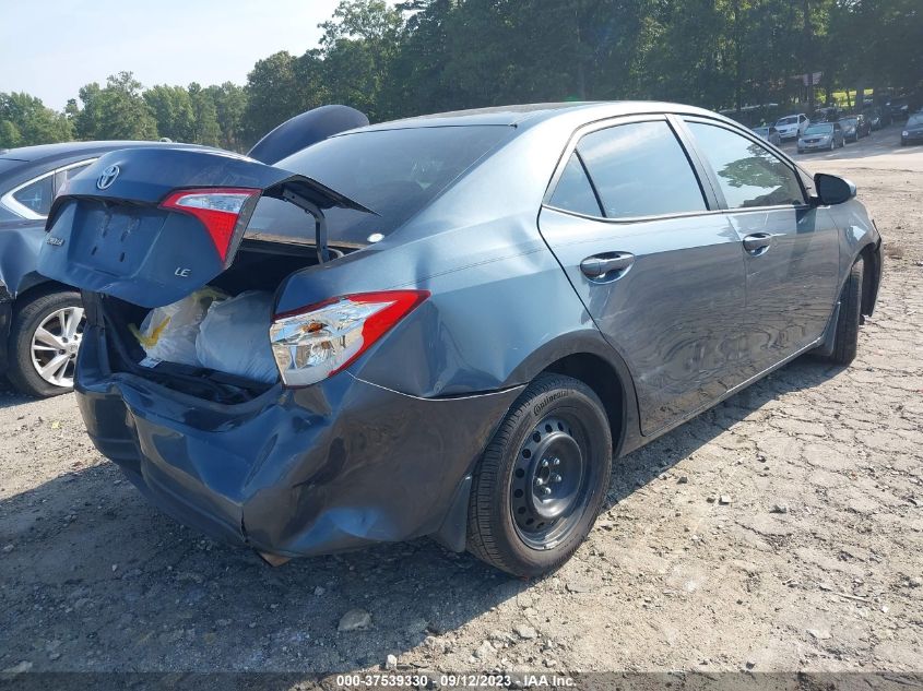 2016 TOYOTA COROLLA L/LE/S/S PLUS/LE PLUS - 2T1BURHE5GC600496