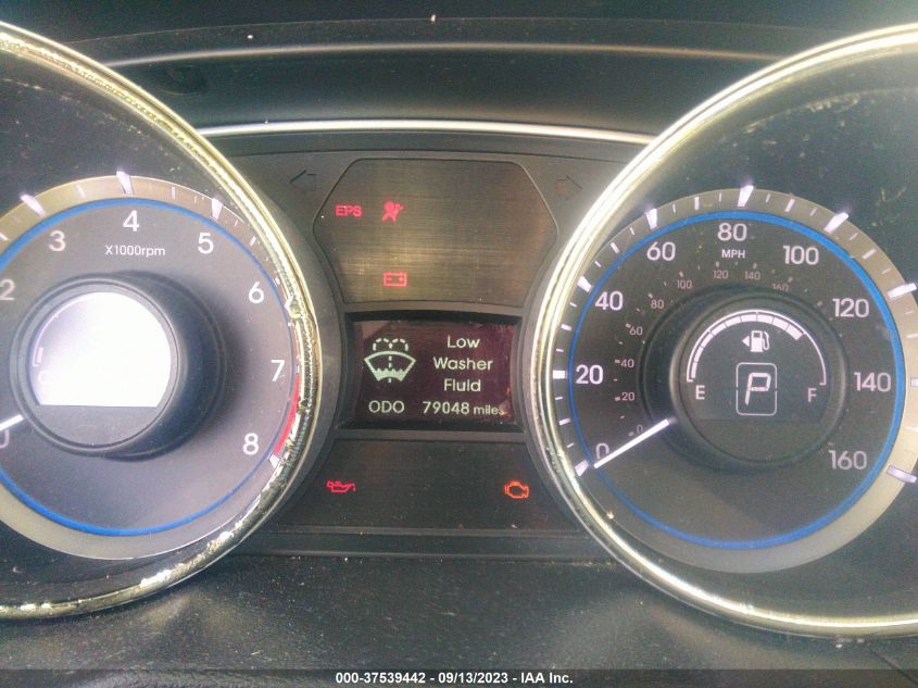 2013 HYUNDAI SONATA GLS PZEV - 5NPEB4AC1DH589701