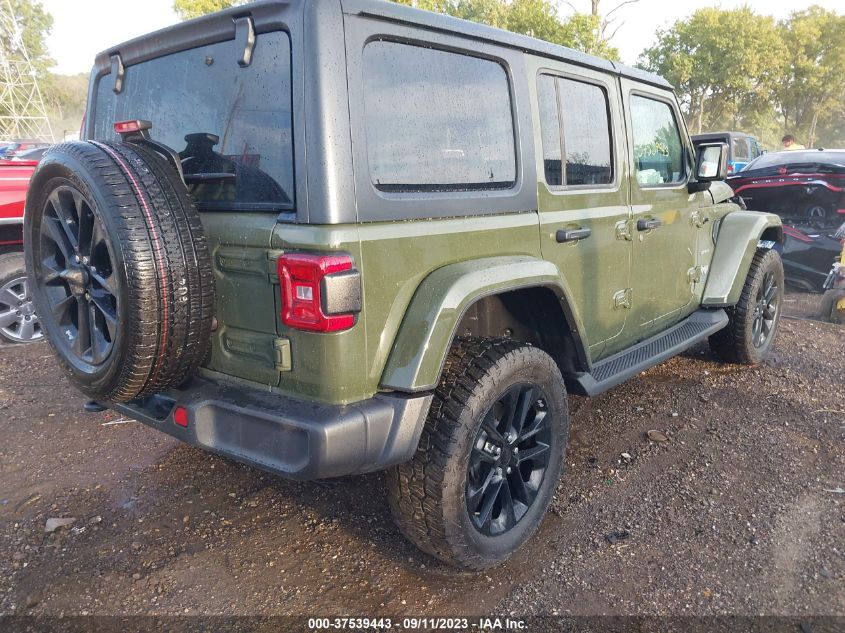 2021 JEEP WRANGLER 4XE UNLIMITED SAHARA 1C4JJXP61MW847505