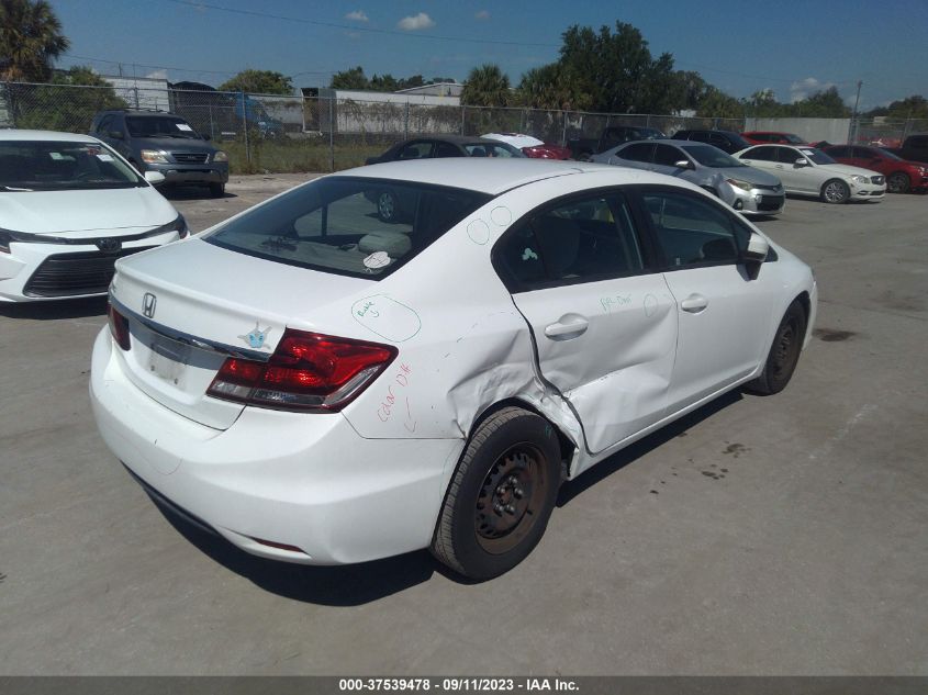 2014 HONDA CIVIC SEDAN LX - 19XFB2F57EE062691