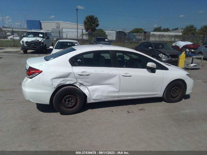 2014 HONDA CIVIC SEDAN LX - 19XFB2F57EE062691