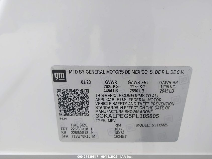 2023 GMC TERRAIN SLT - 3GKALPEG5PL185805